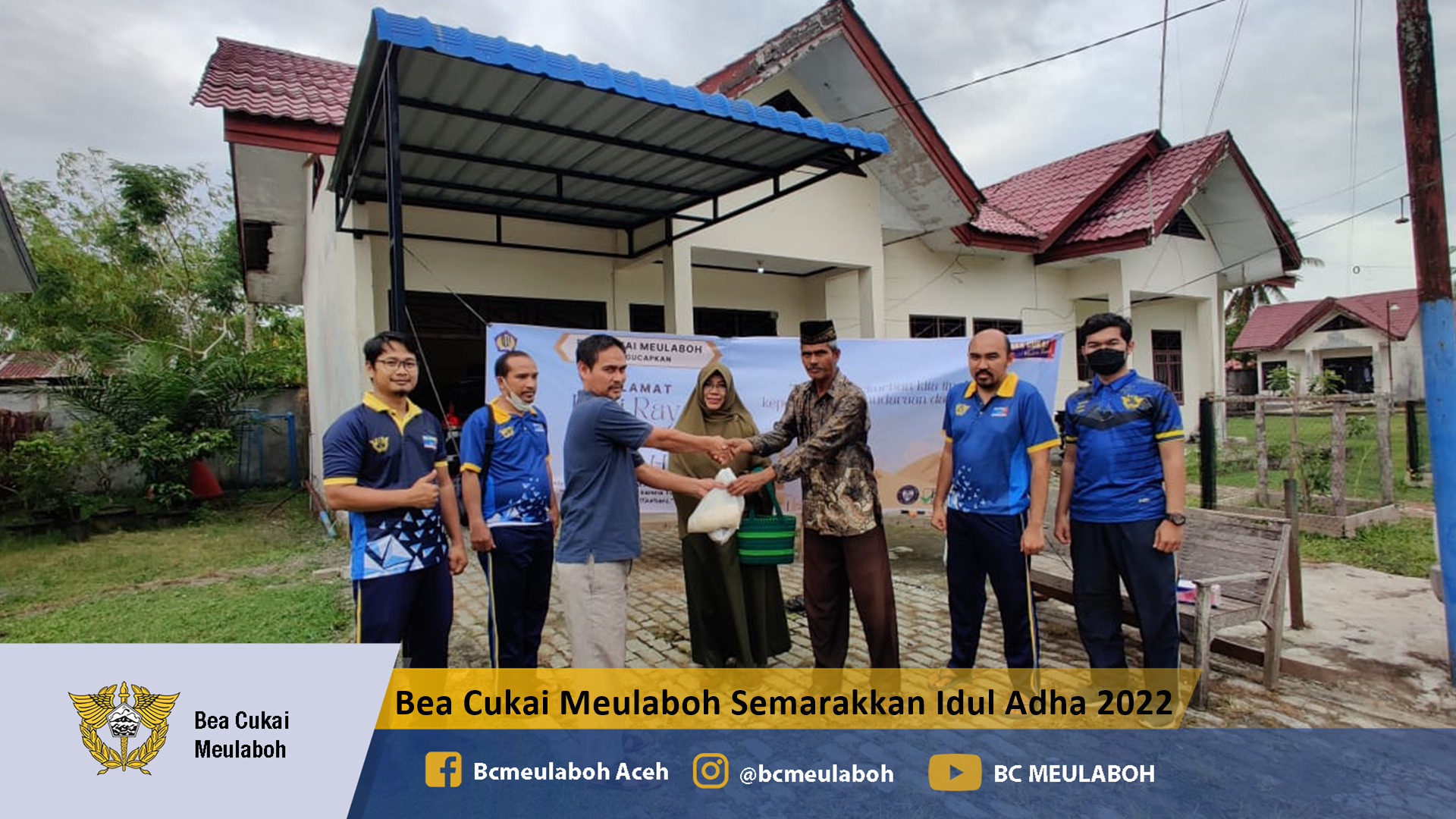 Bea Cukai Meulaboh Semarakkan Idul Adha 2022
