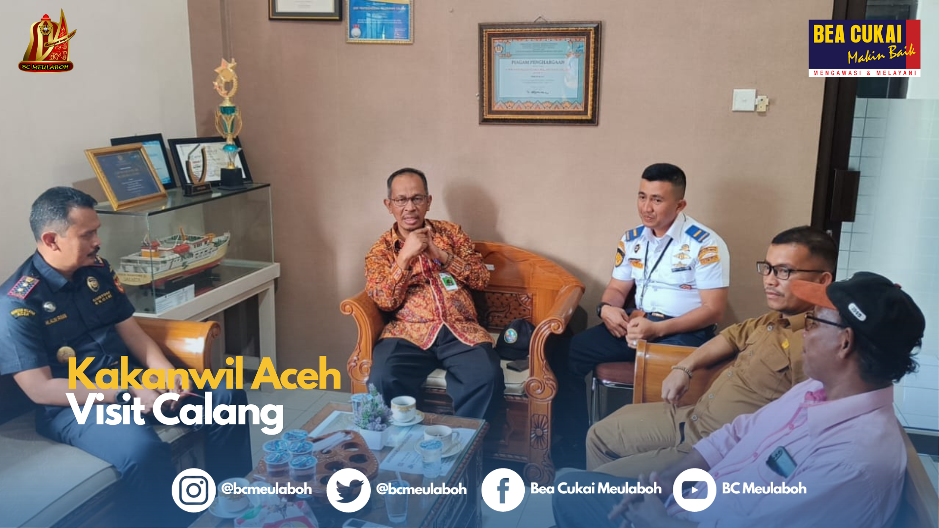Kakanwil Aceh Visit Calang