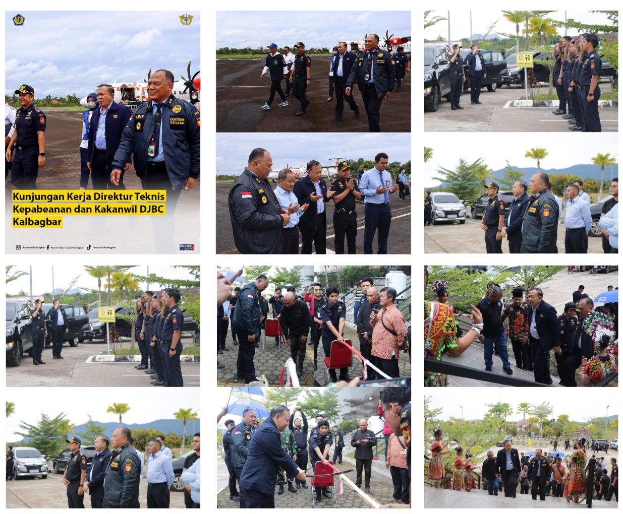 Kunjungan Kerja Direktur Teknis Kepabenanan dan Kakanwil DJBC Kalbagbar