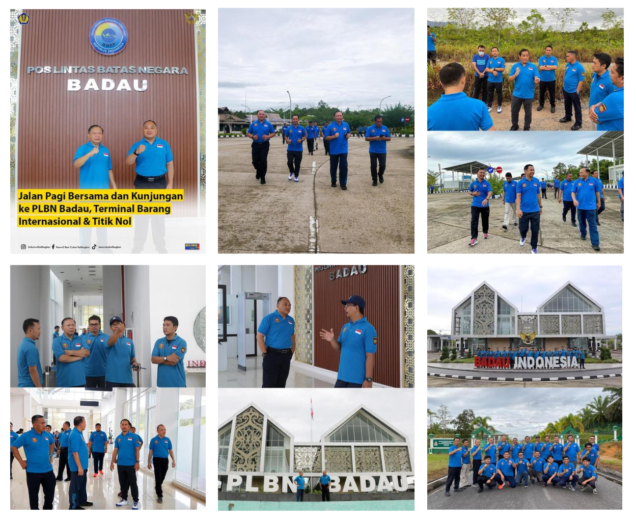 Jalan Pagi Bersama dan Kunjungan ke PLBN Badau, Terminal Barang Nasional dan Titik Nol