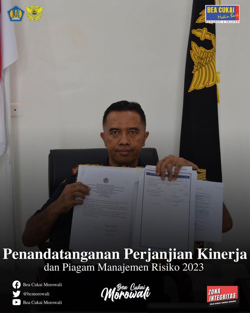 Penandatanganan Perjanjian Kinerja dan Piagam Manajemen Risiko 2023