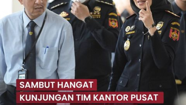 SAMBUT HANGAT KUNJUNGAN TIM KANTOR PUSAT DAN KPU BC TIPE C SOETTA 