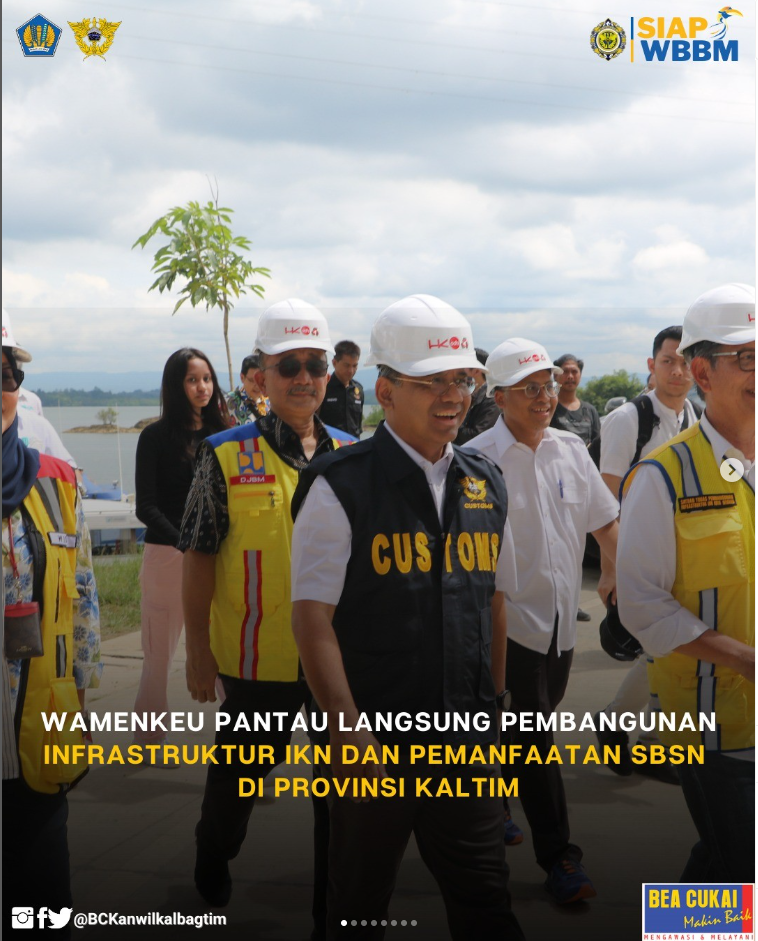 Wamenkeu Pantau Langsung Pembangunan Infrastruktur IKN dan Pemanfaatan SBSN di Kaltim