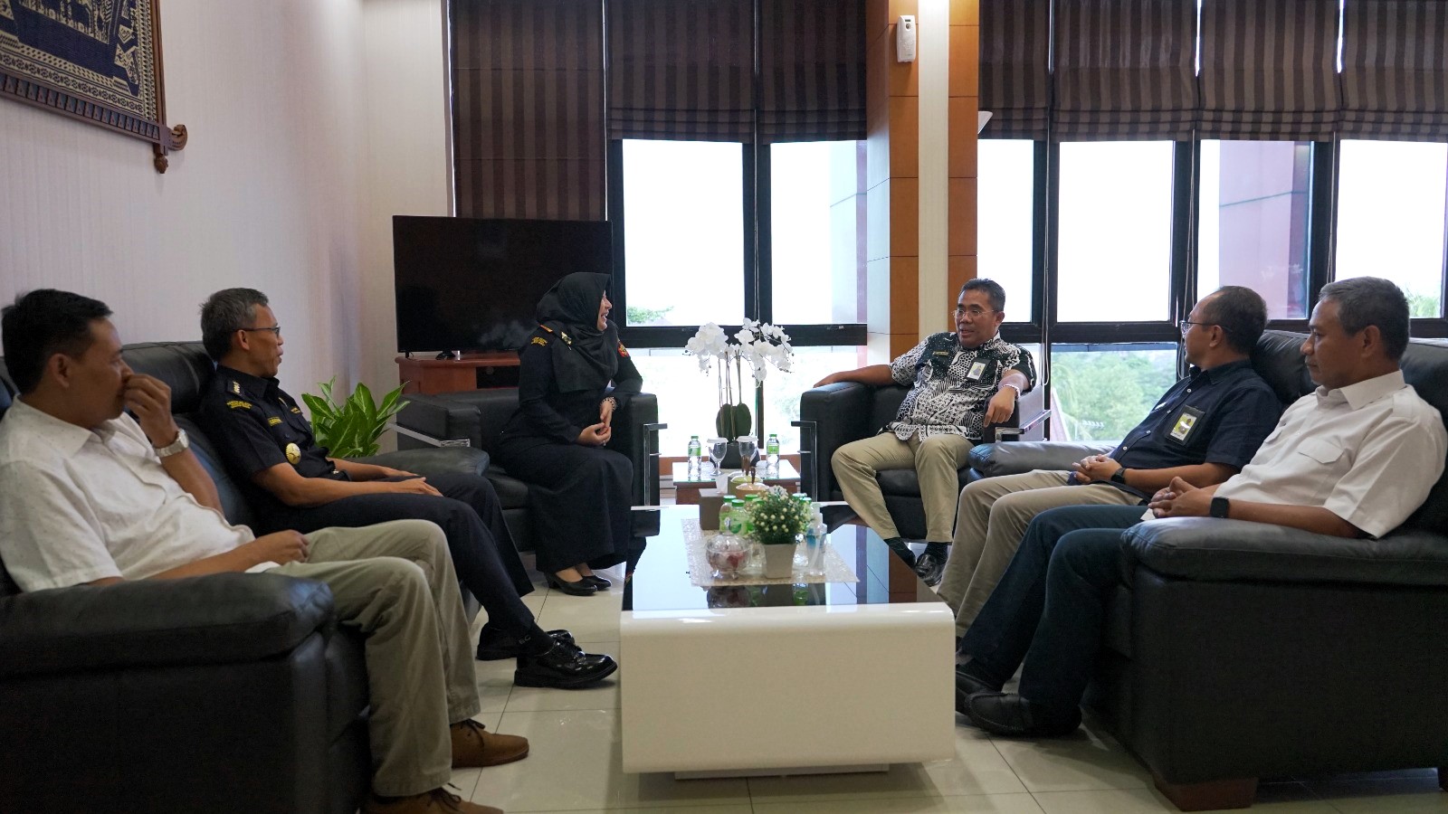 Kakanwil Bea Cukai Sumbagbar Kunjungi Kantor Wilayah Vertikal Kemenkeu di Bandar Lampung