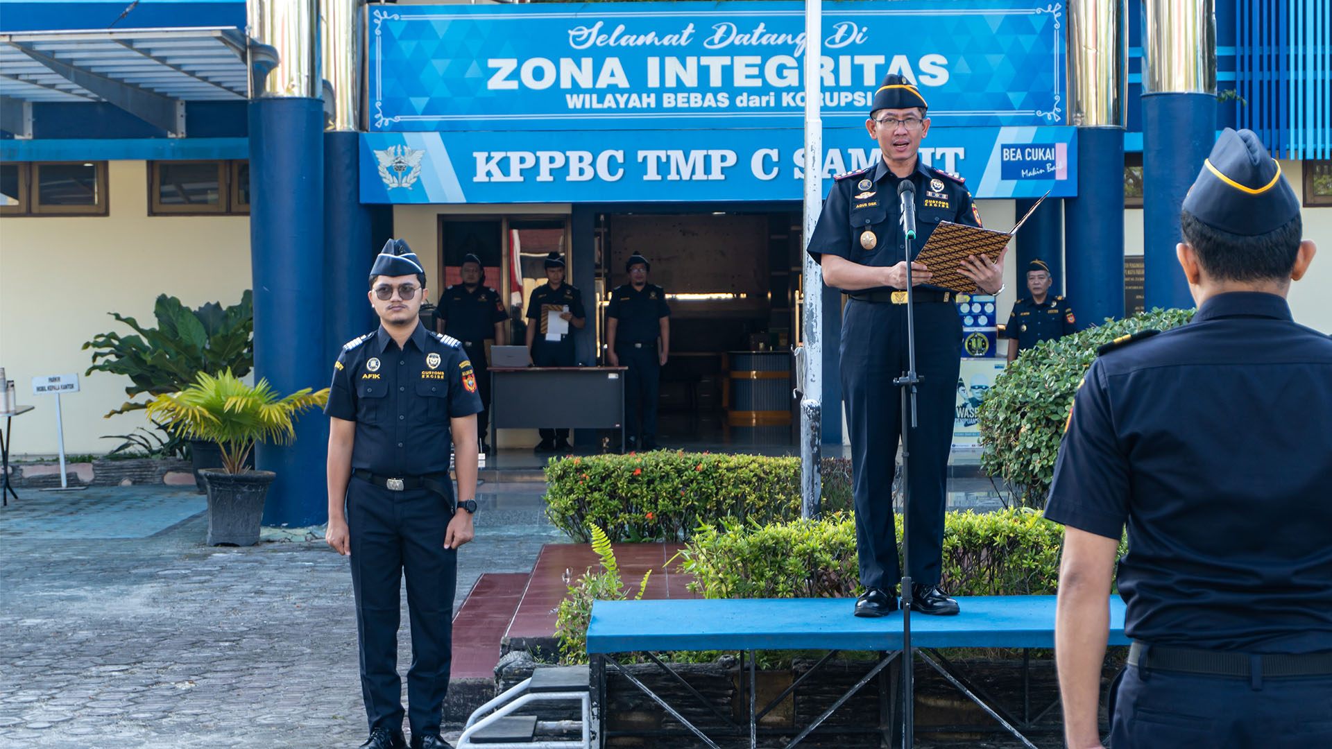 Bea Cukai Sampit Gelar Upacara Peringatan Kemerdekaan Republik Indonesia ke-78