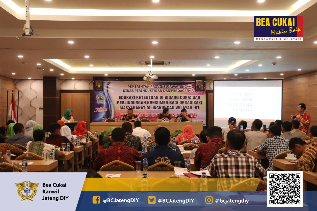 Tekankan Ketentuan Cukai Ini, Bea Cukai Gelar Sosialisasi di Jawa Tengah