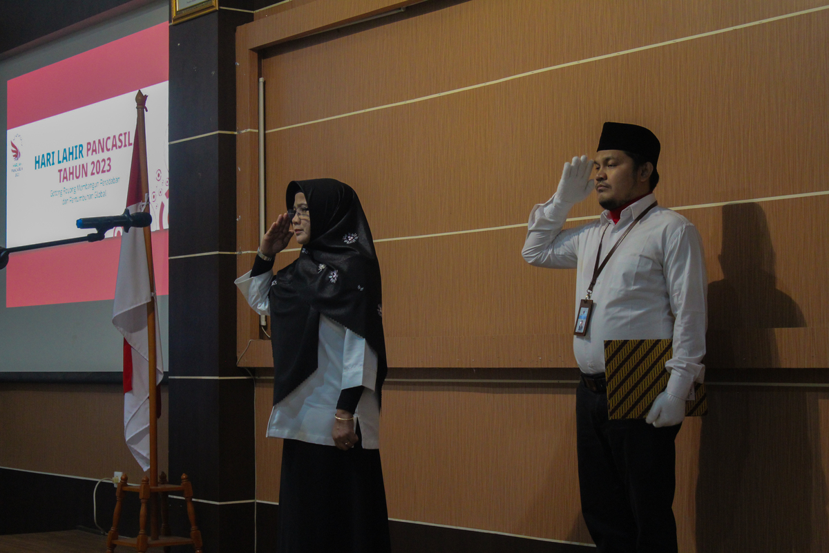 Upacara Memperingati Hari Lahir Pancasila