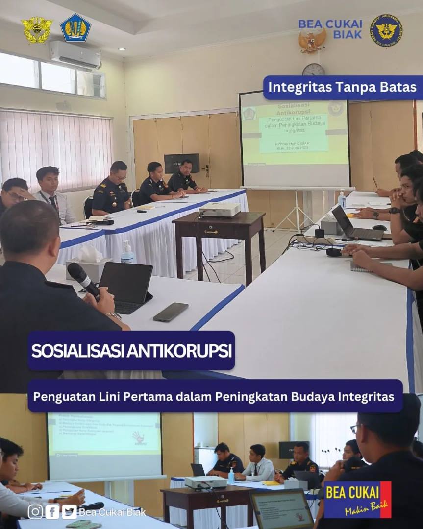 Peningkatan Integritas Pegawai dengan melaksanakan Sosialisasi Anti Korupsi