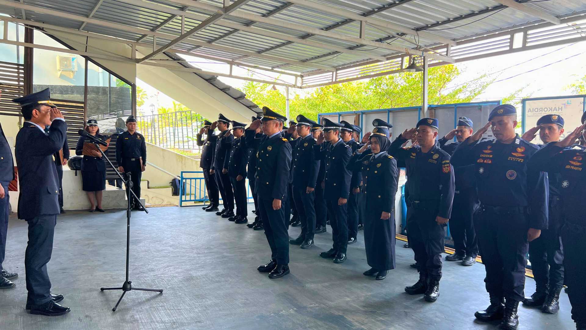 Bea Cukai Kotabaru Laksanakan Apel Khusus Dalam Rangka Memperingati Hari Bea Cukai Ke-77