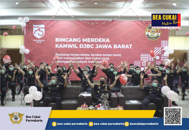 Keseruan Bincang Merdeka Kanwil DJBC Jawa Barat