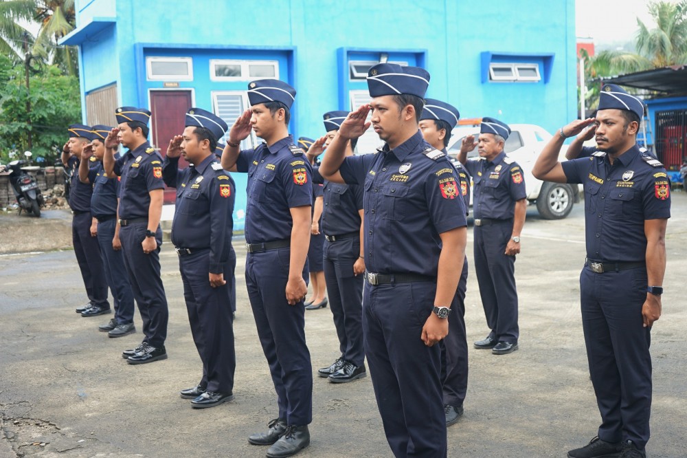 Selalu Jaga Integritas Dimanapun Bertugas Apel Rutin Bulan Agustus