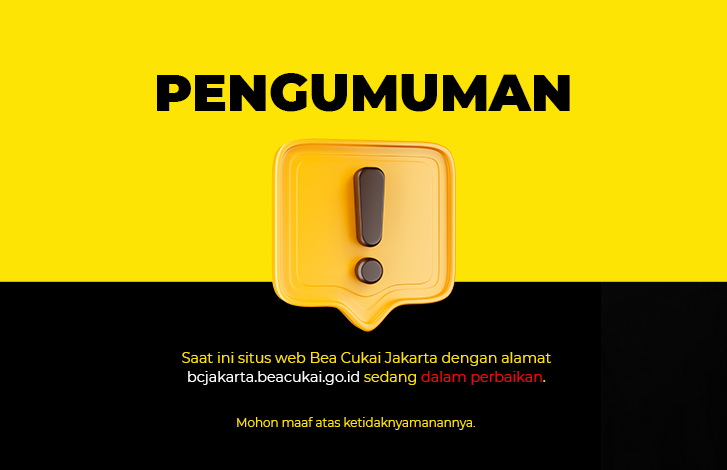 Pengumuman Website Error