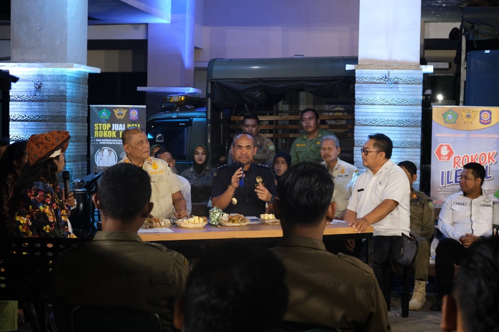 Sosialisasi Gempur Rokok Ilegal dalam Sepekan