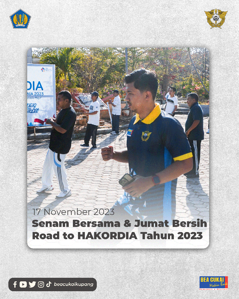 Senam Bersama dan Jumat Bersih Road to HAKORDIA 2023
