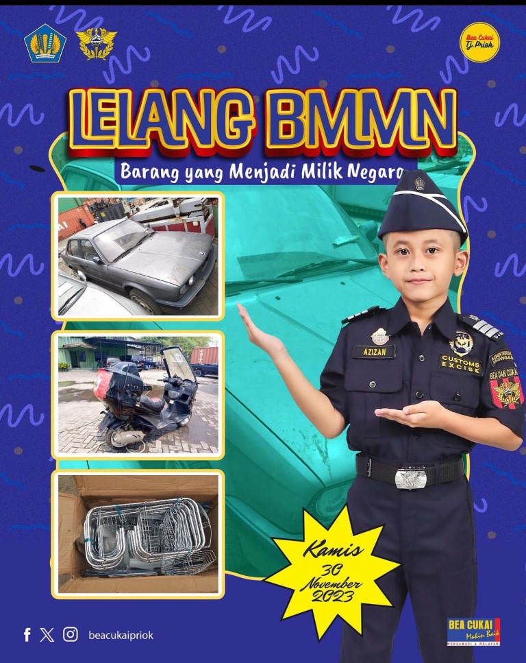 Lelang Barang yang Menjadi Milik Negara (BMMN) - Mobil BMW dan Barang lainnya