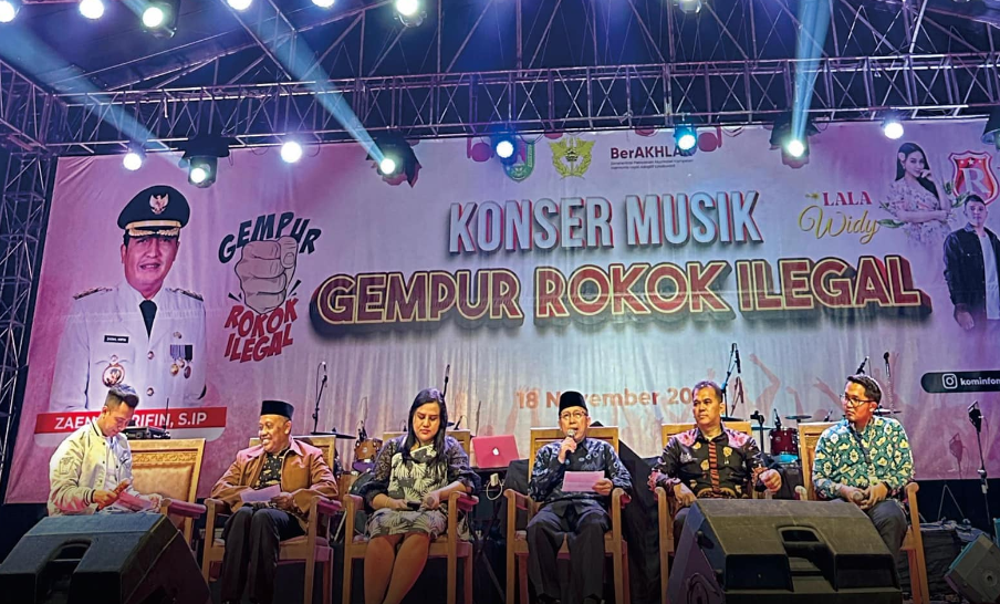 Sosialisasi Gempur Rokok Ilegal, Bea Cukai Magelang Adakan Konser Musik 