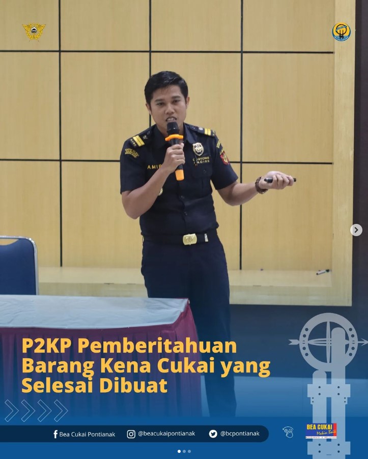 P2KP Pemberitahuan Barang Kena Cukai yang Selesai Dibuat