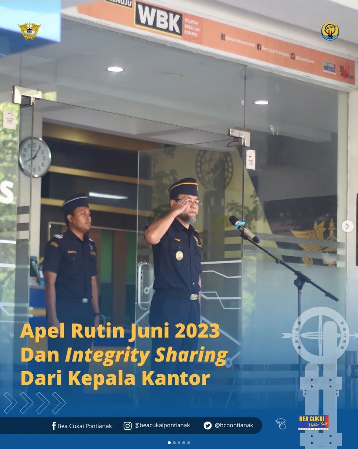 Apel Rutin Juni 2023 dan Integrity Sharing dari Kepala Kantor