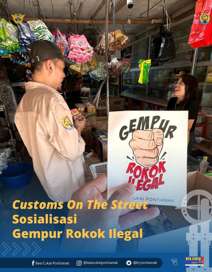 Customs On The Street Sosialisasi Gempur Rokok Ilegal