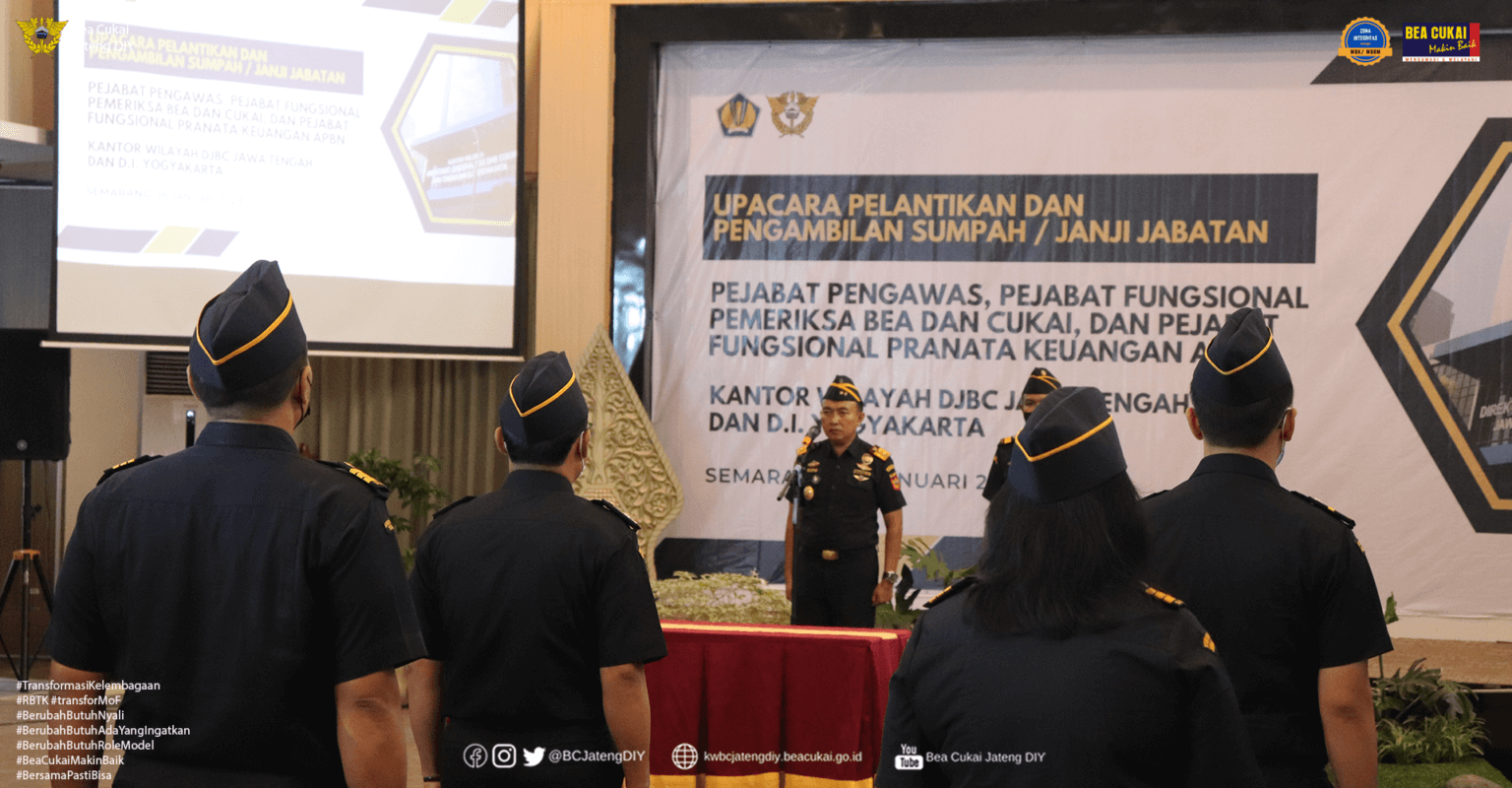 Lantik 14 Pejabat Pengawas dan 45 Pejabat Fungsional , Kakanwil Tekankan Kerja Optimal dan Integritas