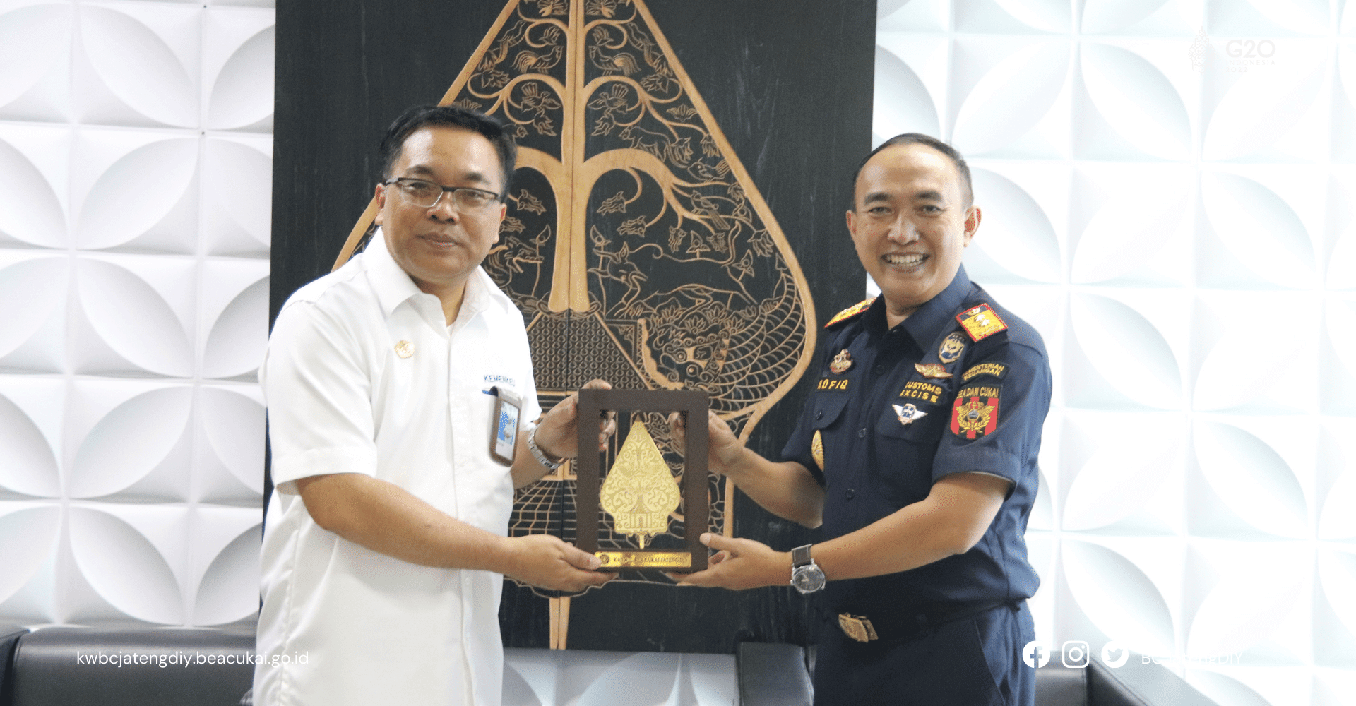 Sharing Pembangunan Zona Integritas, Bea Cukai Jateng DIY Terima Kunjungan Kanwil DJPb Jawa Tengah