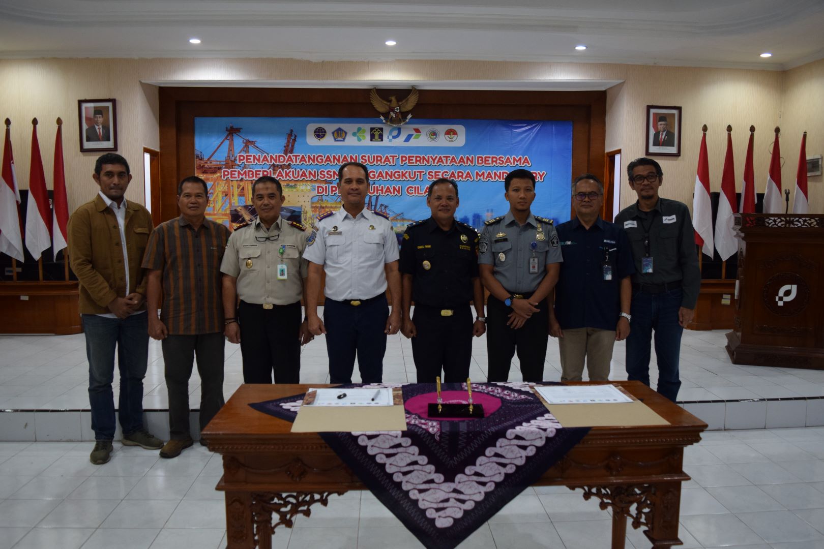 Pelayanan Makin Efektif, Pelabuhan Tanjung Intan Telah Terapkan SSm Pengangkut