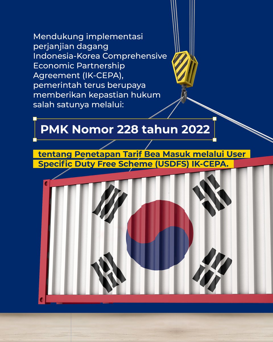 Penetapan Tarif Bea Masuk dengan Skema User Specific Duty Free Scheme 