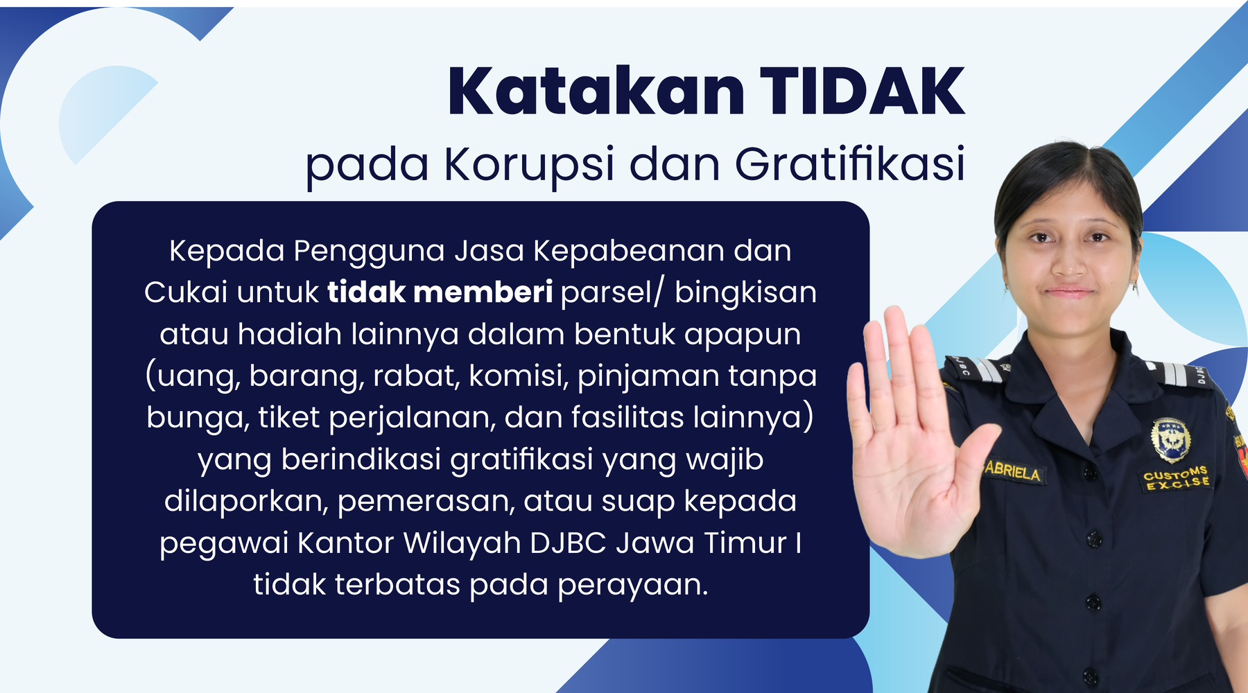 Katakan Tidak Pada Korupsi