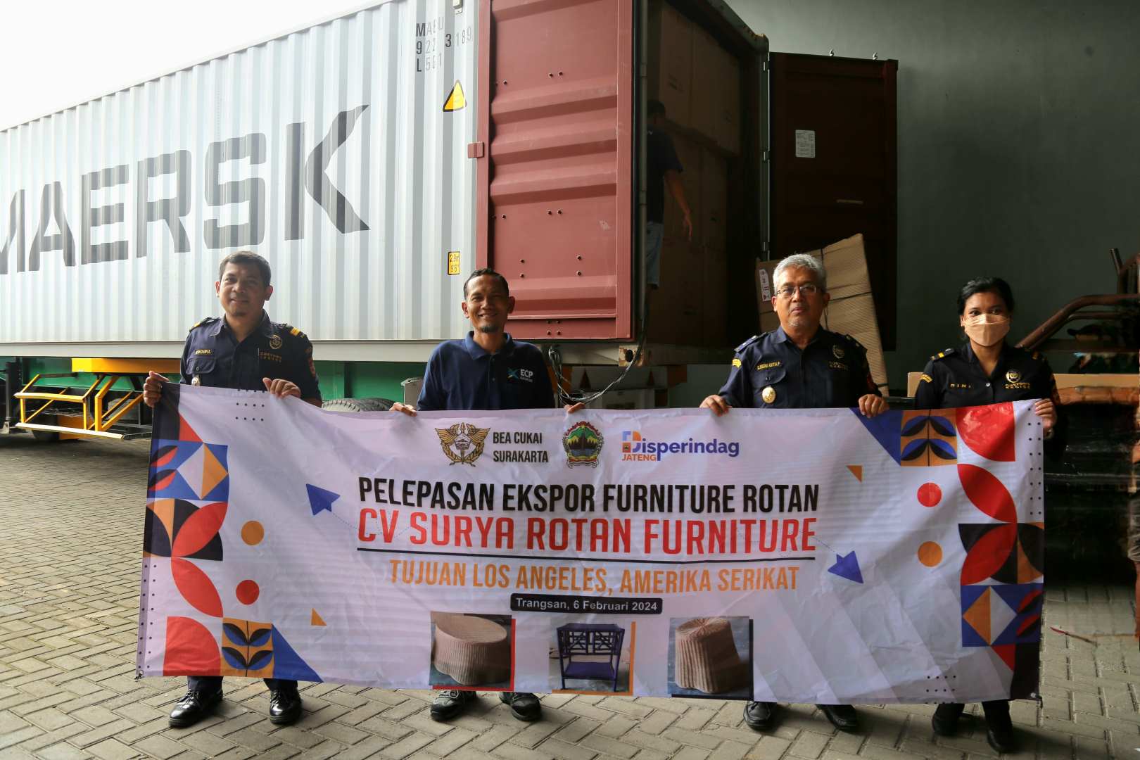 BC Surakarta Lepas Ekspor Perdana