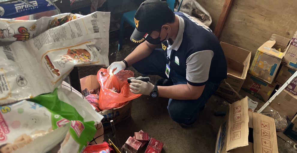 Awasi Peredaran BKC Ilegal, Bea Cukai Amankan Puluhan Ribu Batang Rokok Ilegal