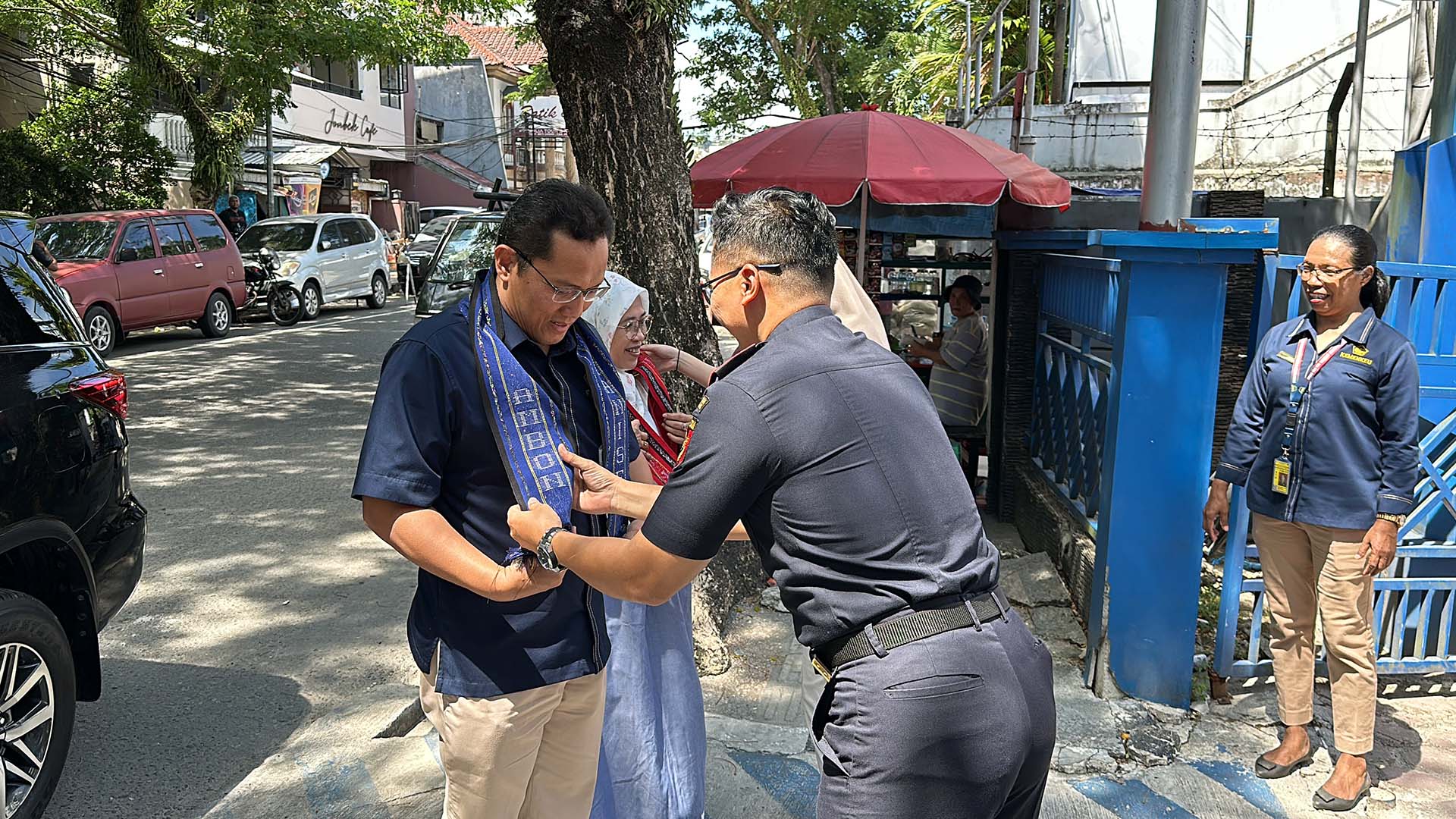 Penyambutan Kepala Kantor Wilayah Bea Cukai Maluku