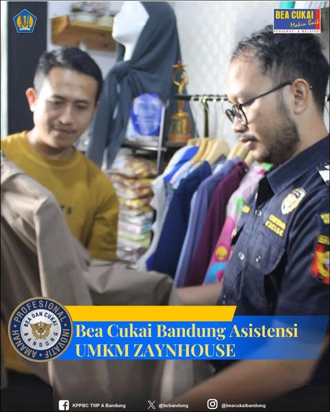 Bea Cukai Bandung Asistensi UMKM ZAYNHOUSE 