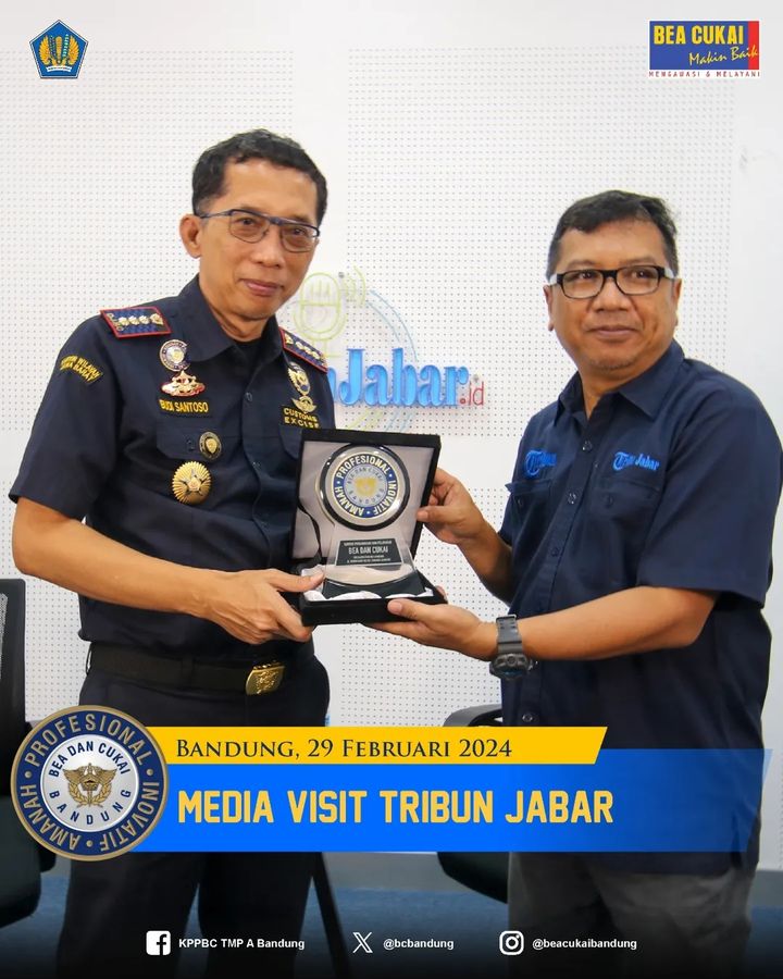 Bea Cukai Bandung Media Visit Tribun Jabar
