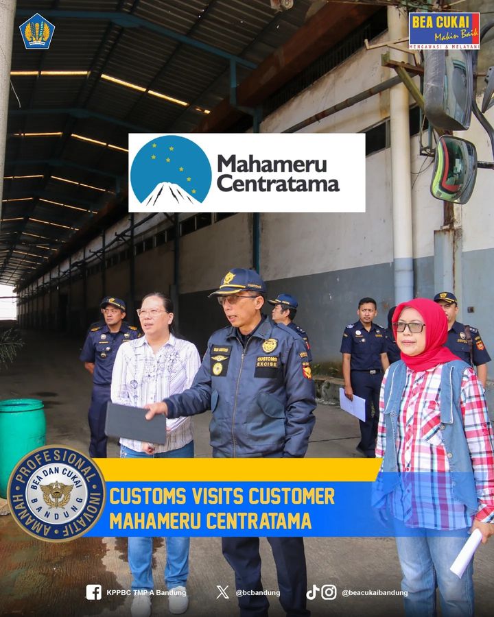 Customs Visits Customer PT. Mahameru Centratama Spinning Mills 