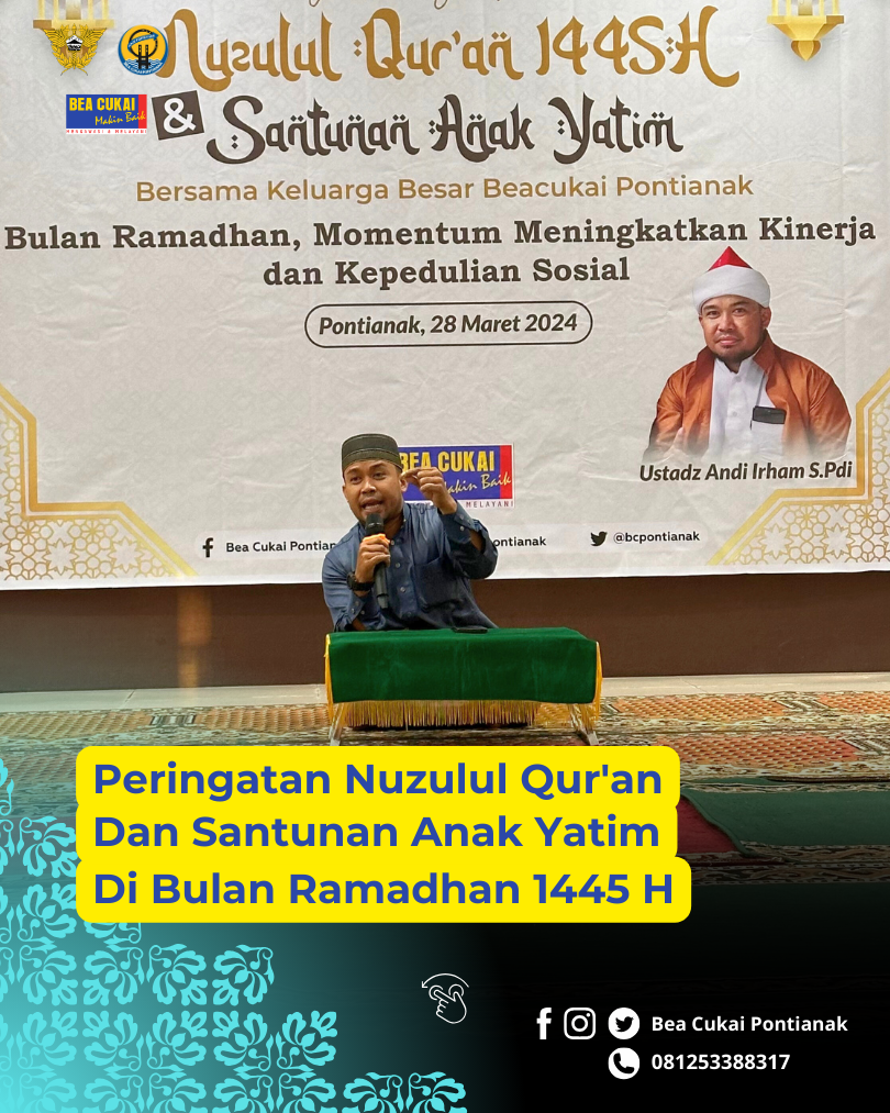 Peringatan Nuzulul Quran dan Santunan Anak Yatim di Bulan Ramadhan 1445H