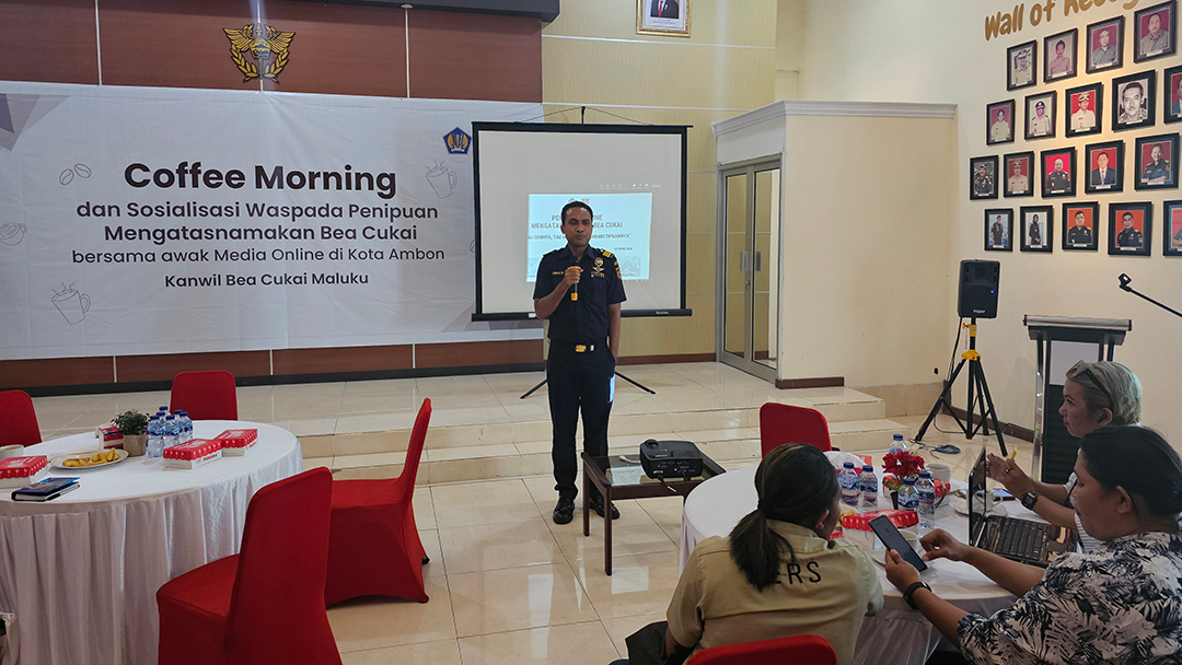 Coffee Morning dan Sosialisasi Waspada Penipuan Mengatasnamakan Bea Cukai