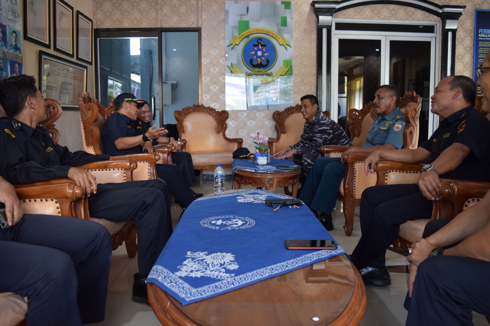 Perkuat Sinergi, Bea Cukai Cilacap Kunjungi Lanal Cilacap