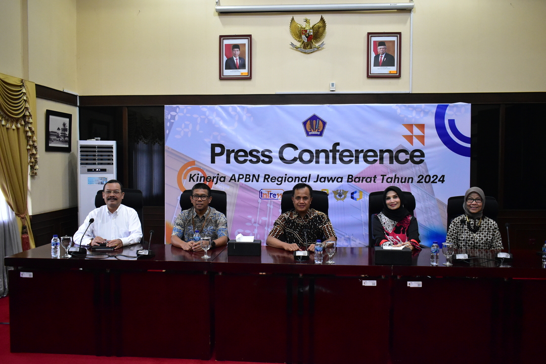 Konferensi Pers Kinerja APBN Jawa Barat Triwulan I Tahun 2024