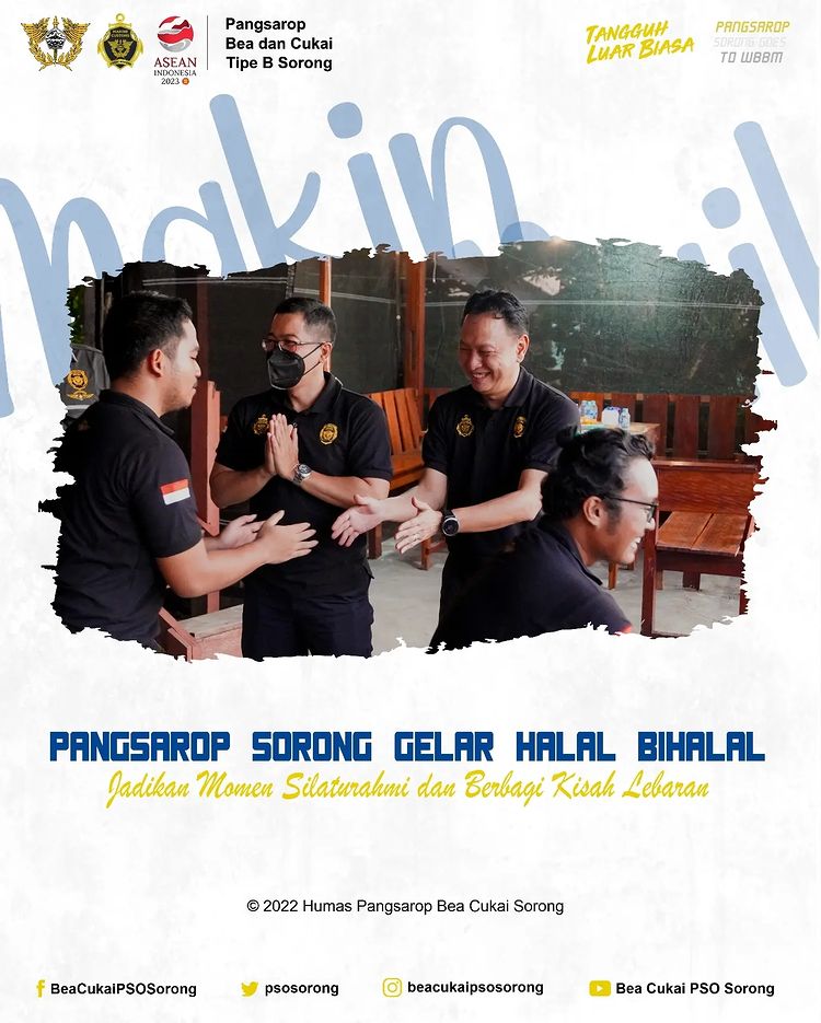 Pangsarop Sorong Gelar Halal Bihalal