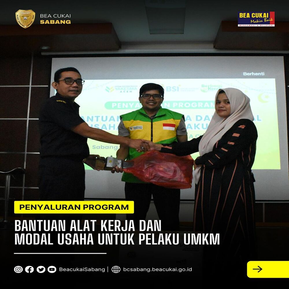 Bantuan alat kerja dan modal usaha untuk pelaku UMKM