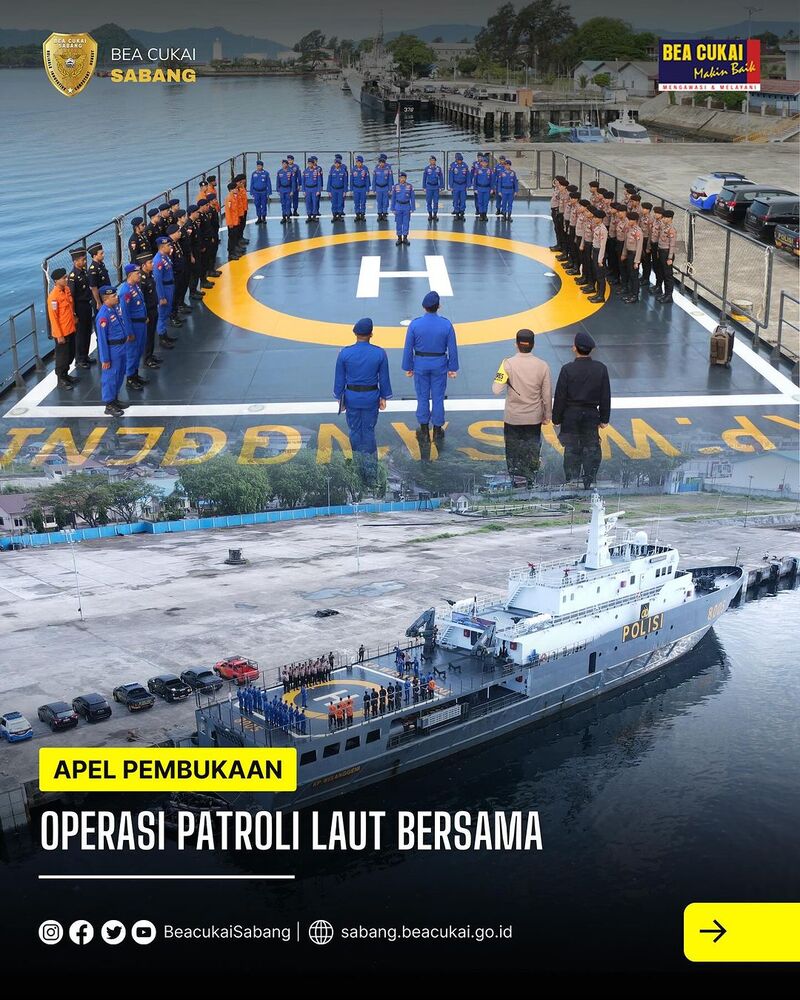 Apel Pembukaan Operasi Patroli Laut Bersama