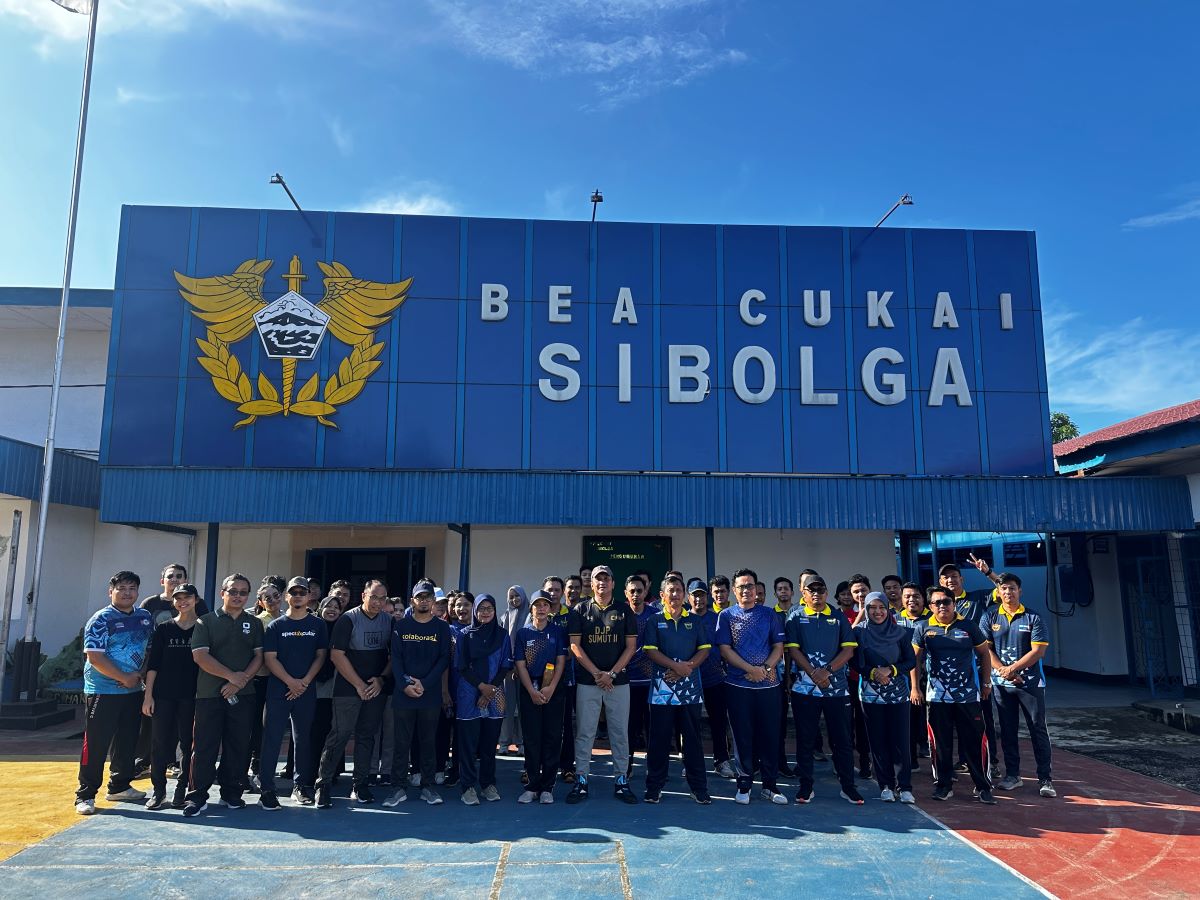 Senam Bersama Kemenkeu Satu Sibolga