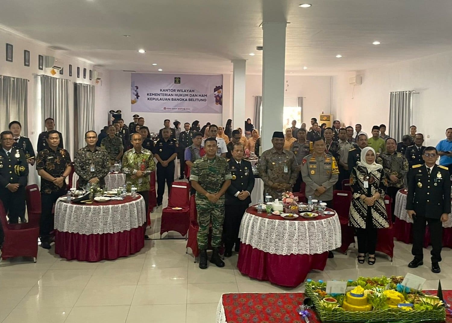 Tingkatkan Sinergi, Bea Cukai Pangkalpinang Hadiri Syukuran Hari Bhakti Imigrasi ke-74