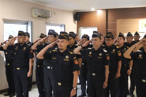 Pelaksanaan Apel Rutin Bulanan Bea Cukai Pangkalpinang Periode Mei 2024