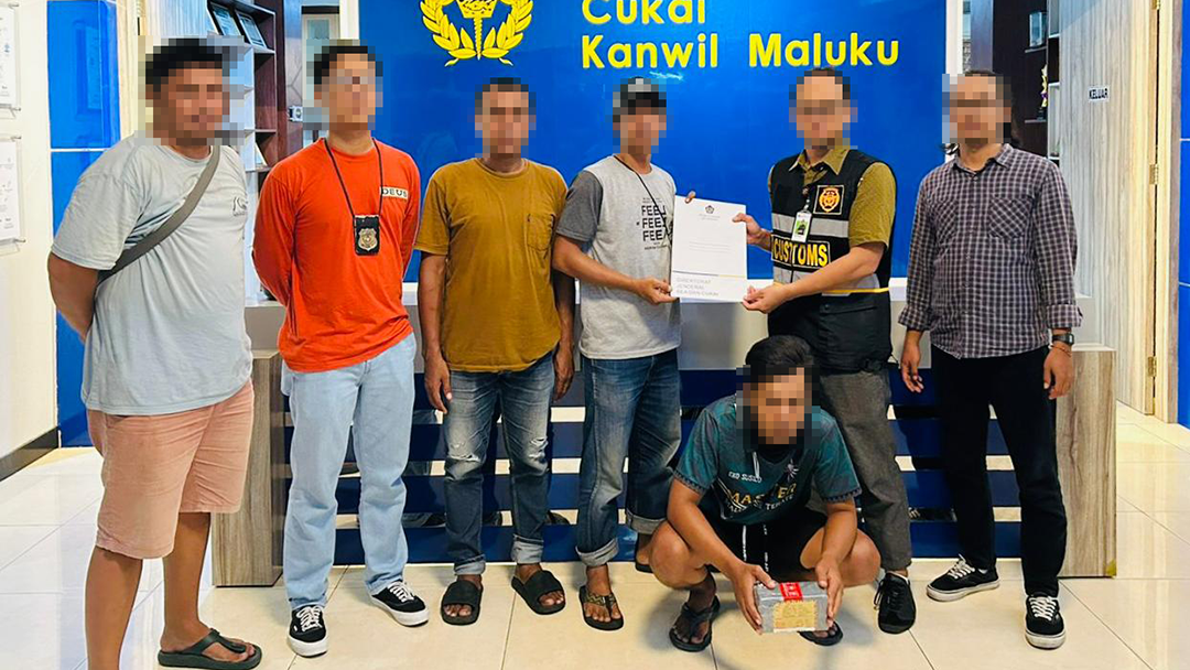 Penindakan NPP Kanwil Bea Cukai Maluku