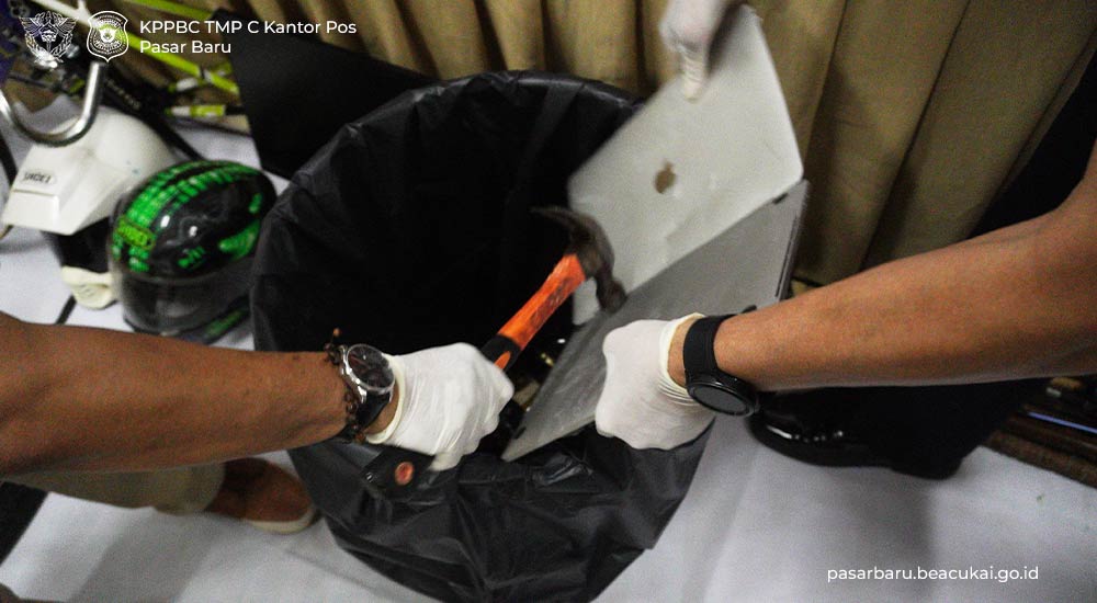 Pemusnahan BTD dan BMMN Eks Kepabeanan dan Cukai