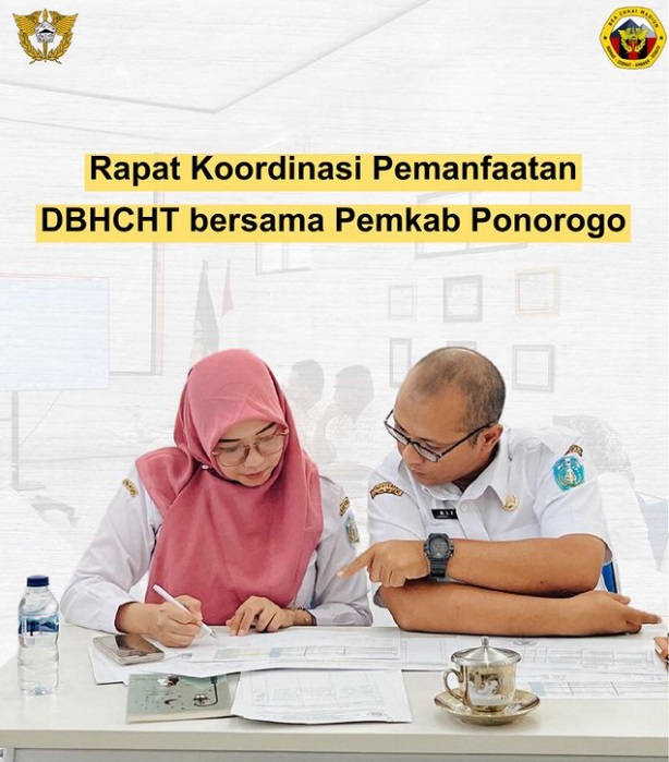 Rapat Koordinasi Pemanfaatan DBHCHT bersama Pemkab Ponorogo