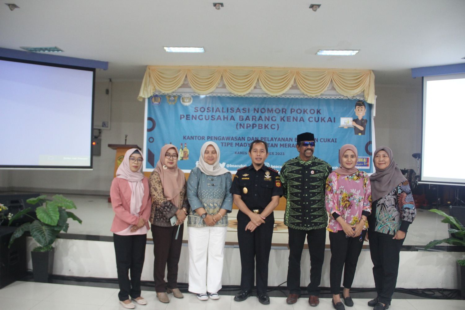 Tingkatkat Pengawasan, Bea Cukai Merak Laksanakan Sosialisasi Kewajiban NPPBKC.