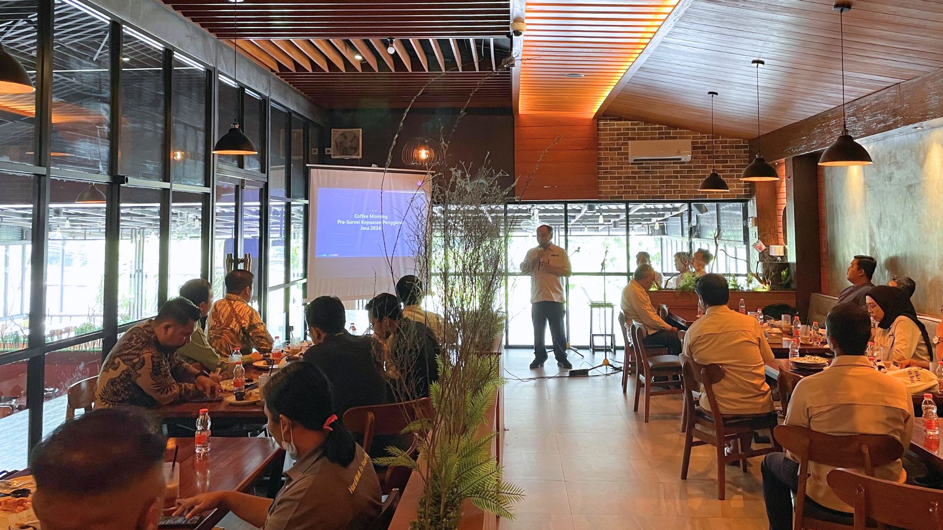 Coffee Morning dan Pra Survei Kepuasan Pengguna Jasa 2024