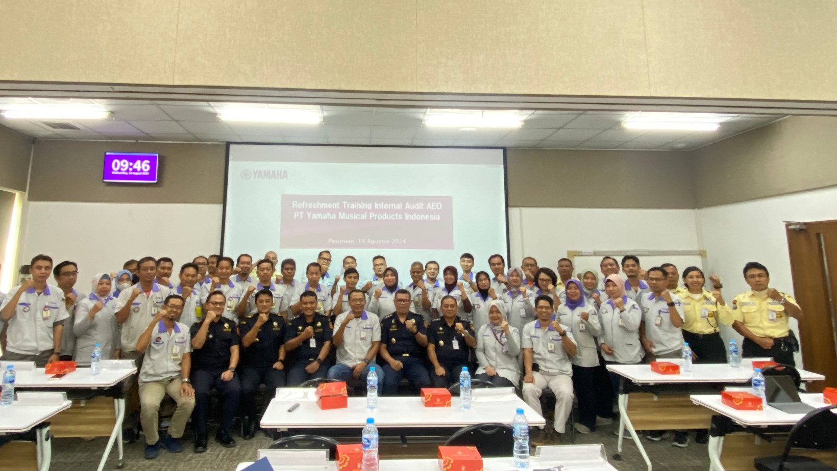 Kunjungan ke PT Yamaha Musical Products Indonesia,  Bea Cukai Tanjung Perak Ingatkan Manfaat dan Tanggung Jawab Sebagai AEO